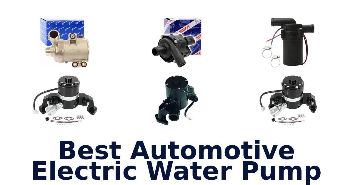 Best Automotive Electric Water Pump