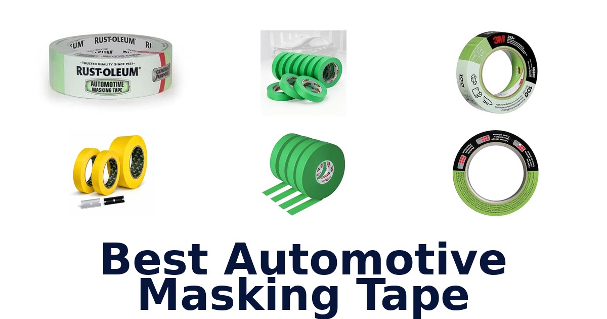 Best Automotive Masking Tape