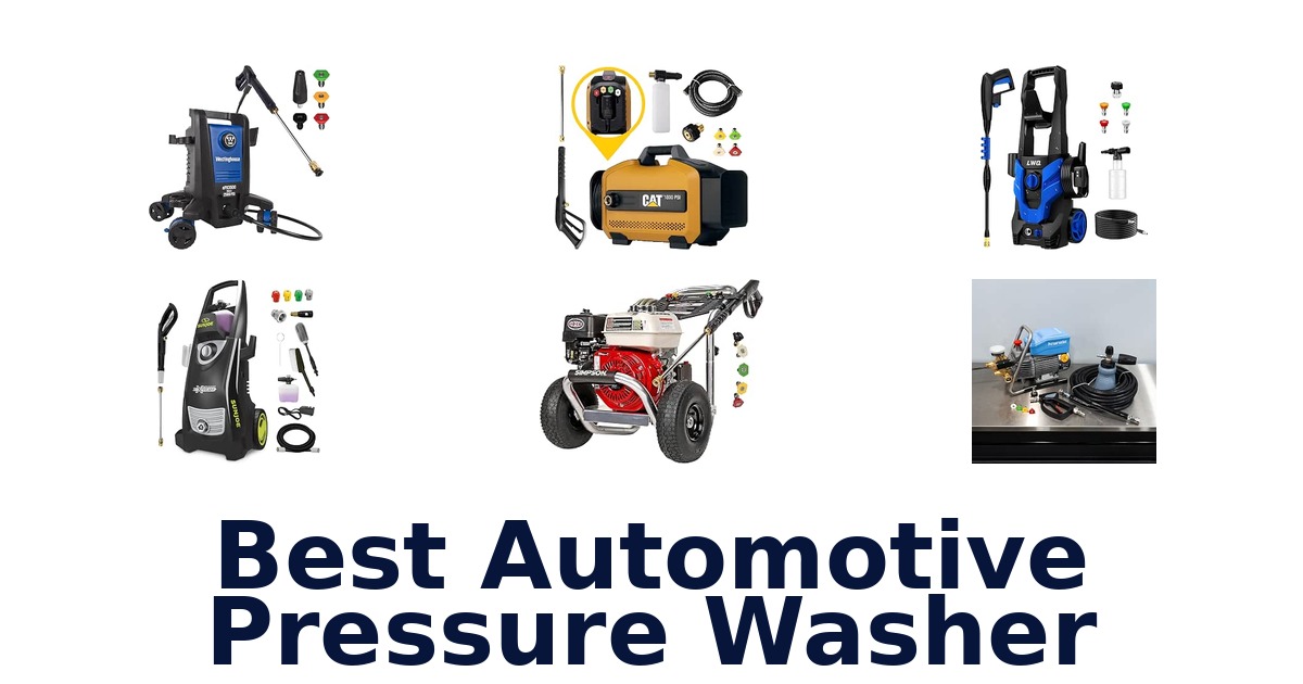 Best Automotive Pressure Washer