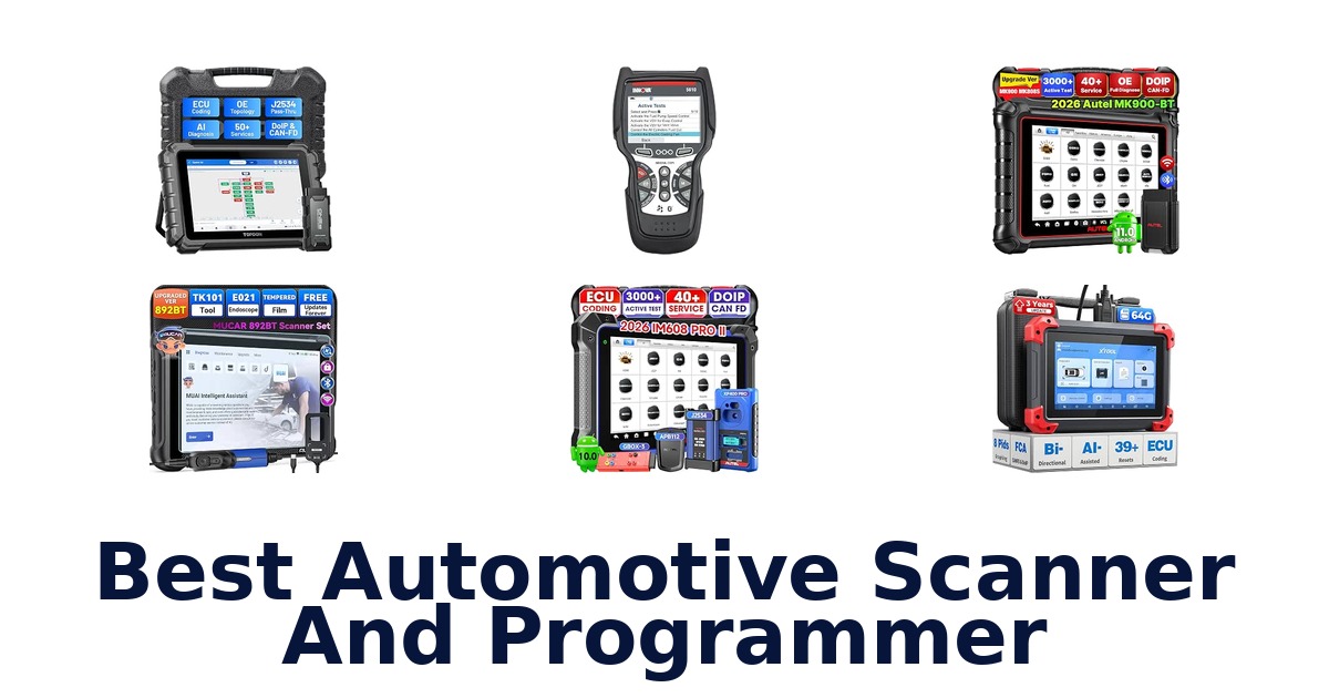 Best Automotive Scanner And Programmer
