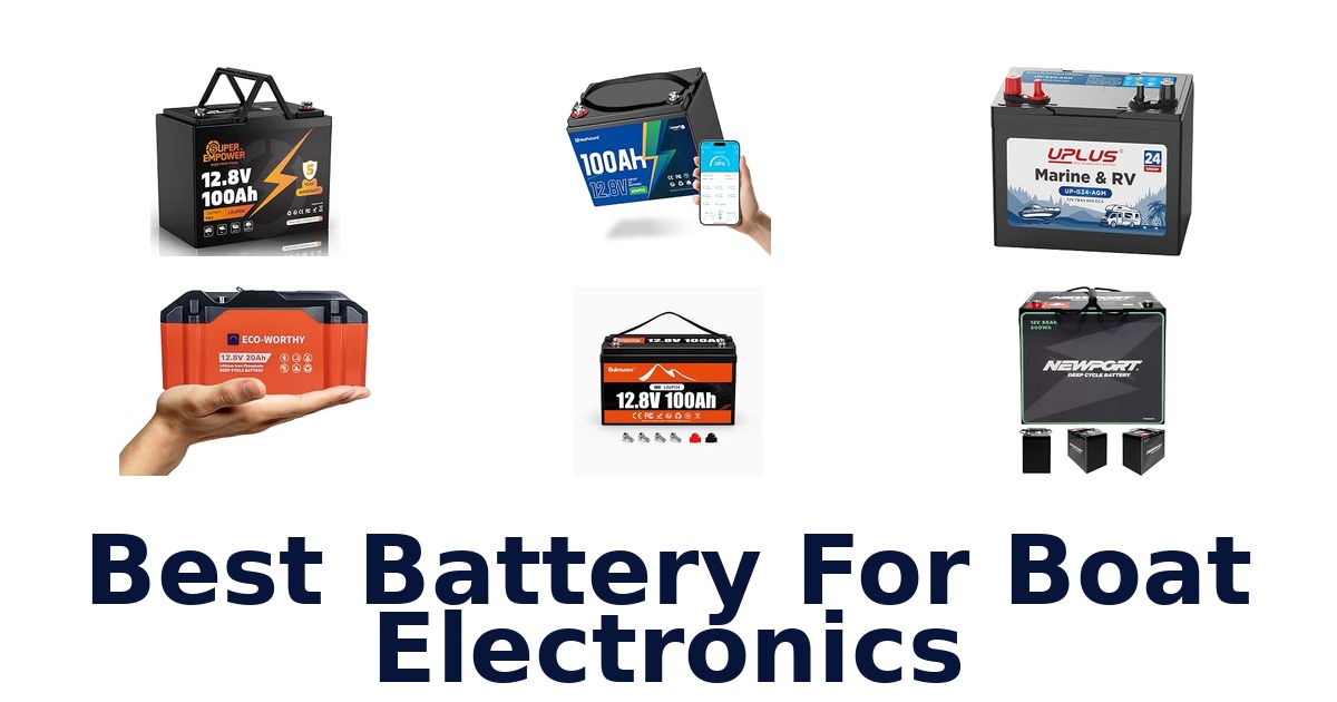 Best Battery For Boat Electronics