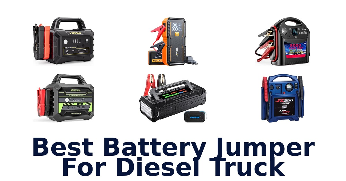 Best Battery Jumper For Diesel Truck