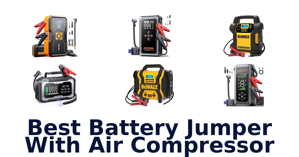Best Battery Jumper With Air Compressor