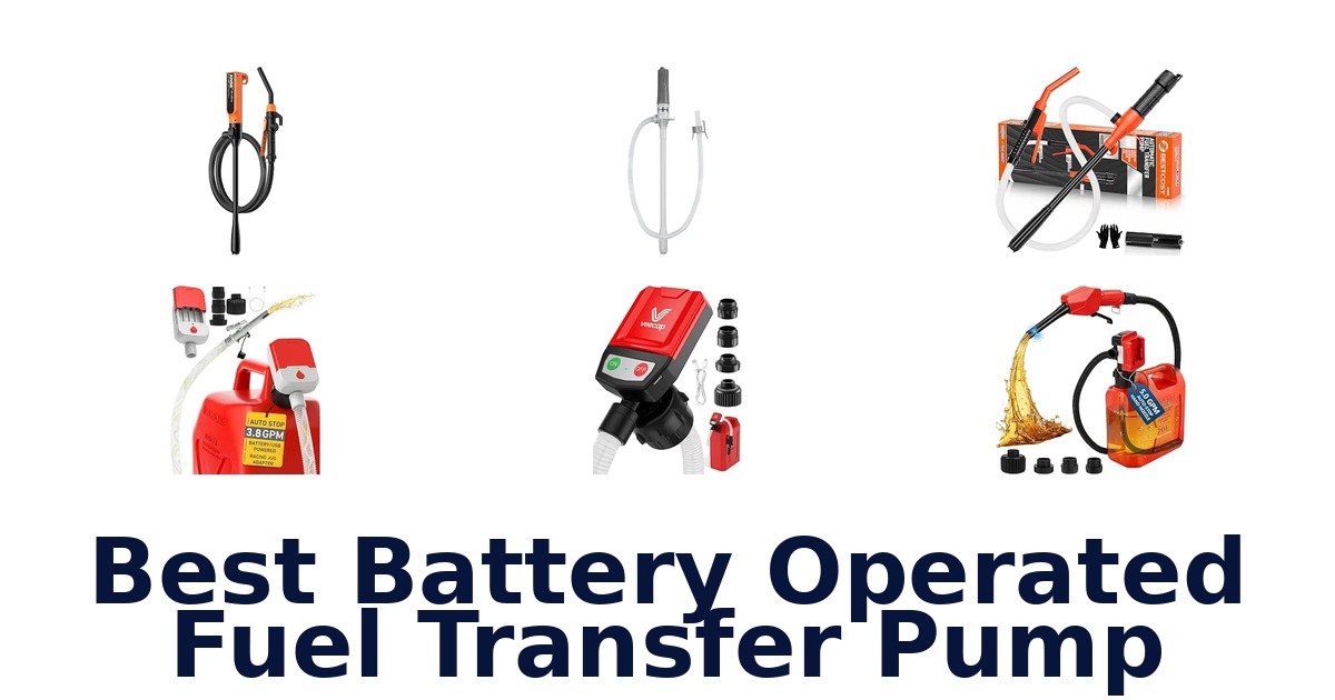 Best Battery Operated Fuel Transfer Pump