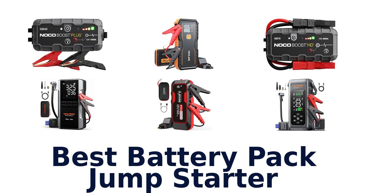 Best Battery Pack Jump Starter