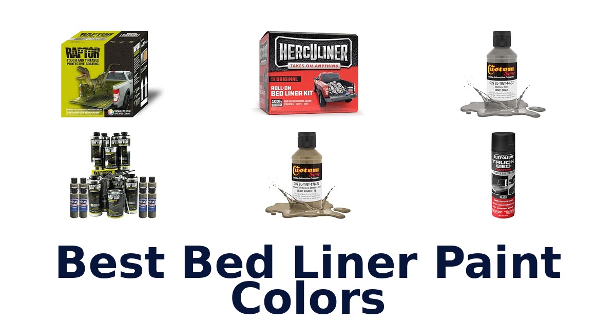Best Bed Liner Paint Colors