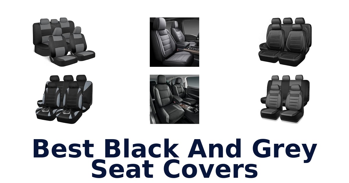 Best Black And Grey Seat Covers