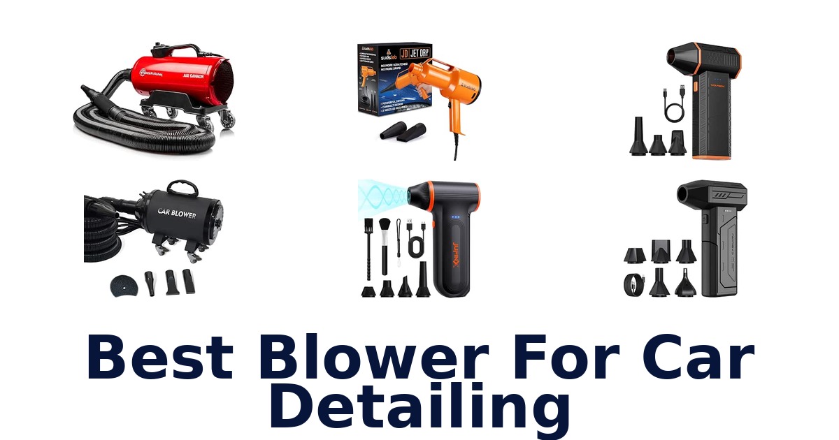 Best Blower For Car Detailing