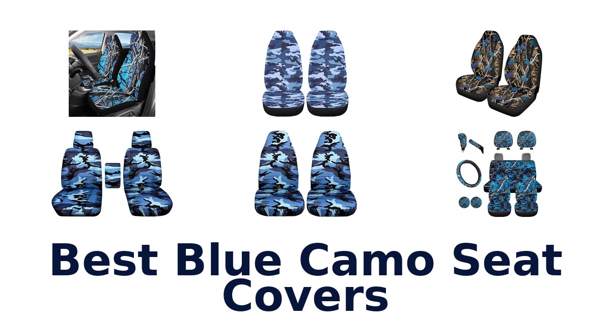 Best Blue Camo Seat Covers