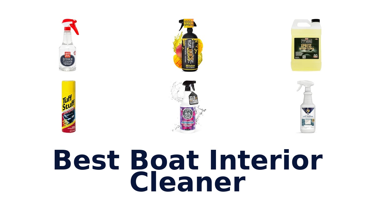 Best Boat Interior Cleaner