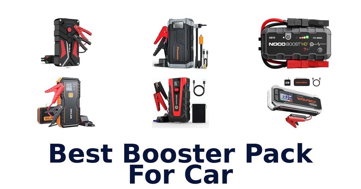 Best Booster Pack For Car
