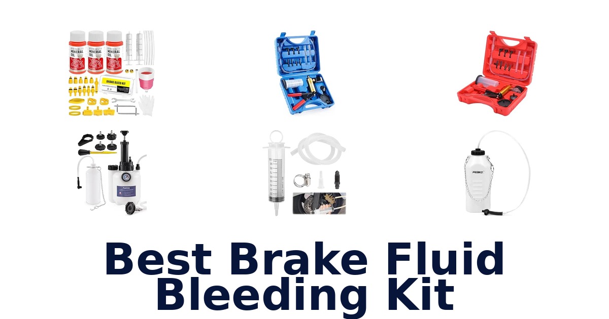 Best Brake Fluid Bleeding Kit
