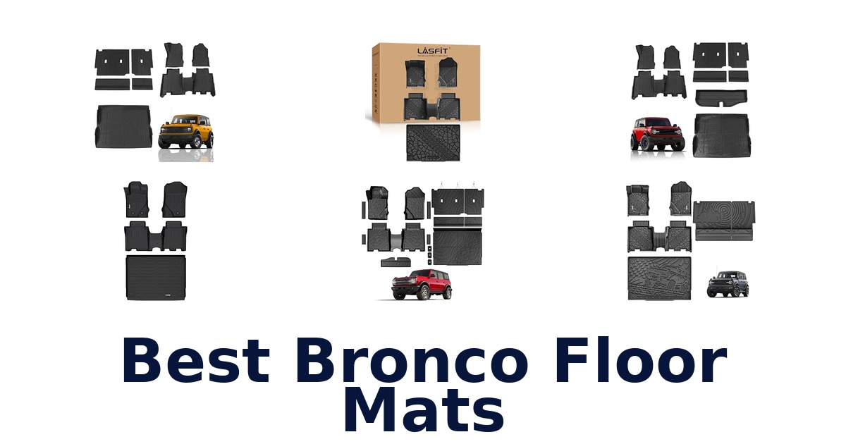 Best Bronco Floor Mats