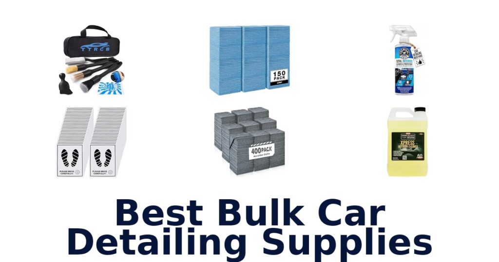 Best Bulk Car Detailing Supplies