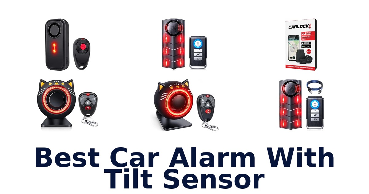 Best Car Alarm With Tilt Sensor