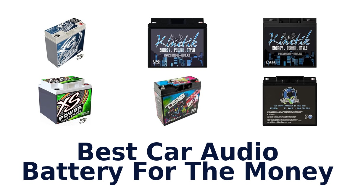 Best Car Audio Battery For The Money