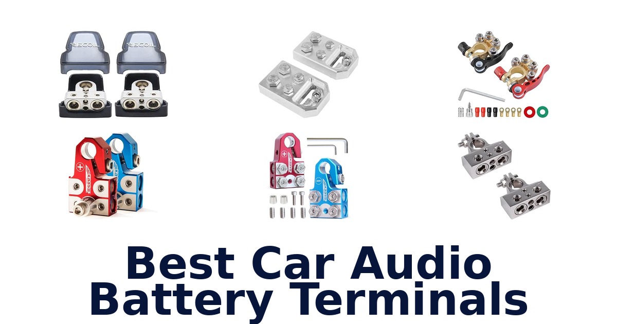 Best Car Audio Battery Terminals