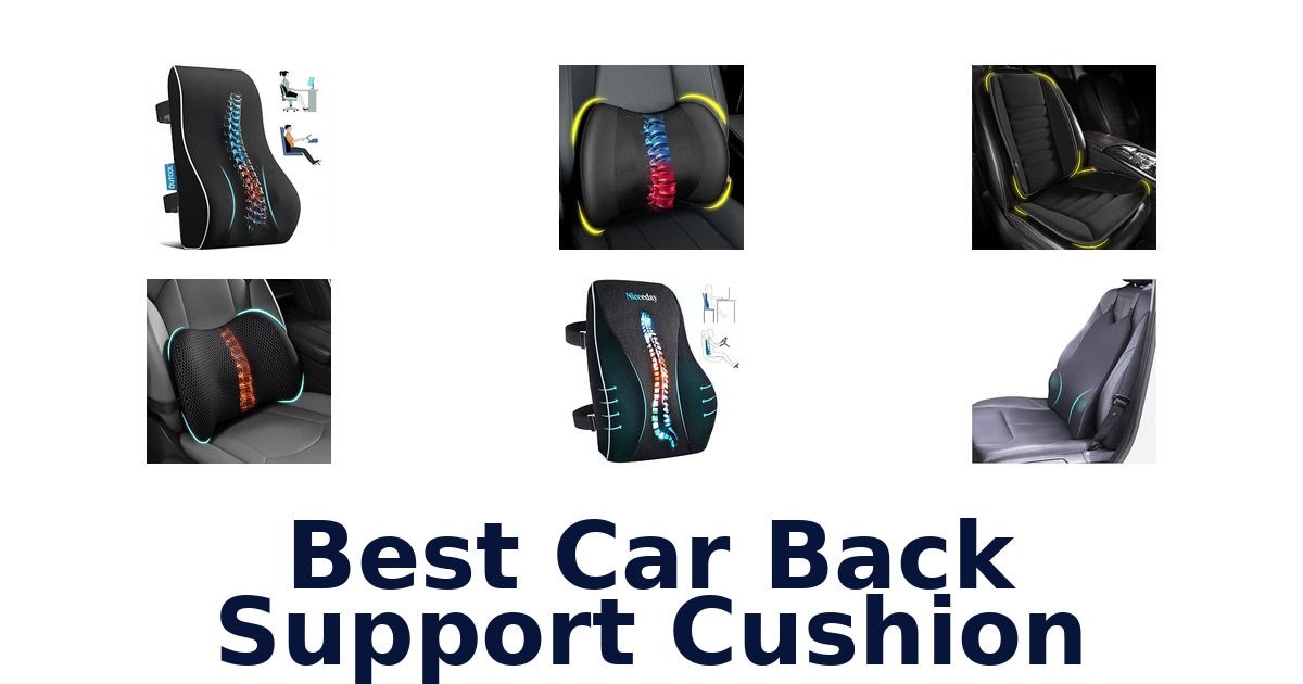Best Car Back Support Cushion