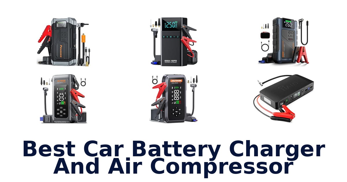 Best Car Battery Charger And Air Compressor