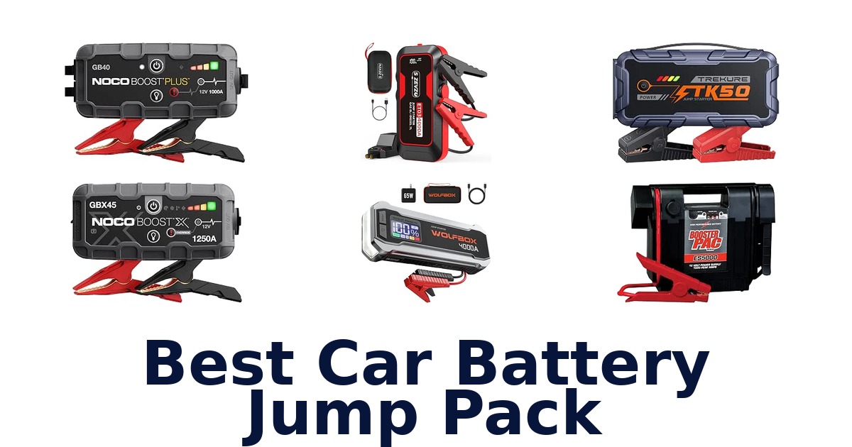 Best Car Battery Jump Pack