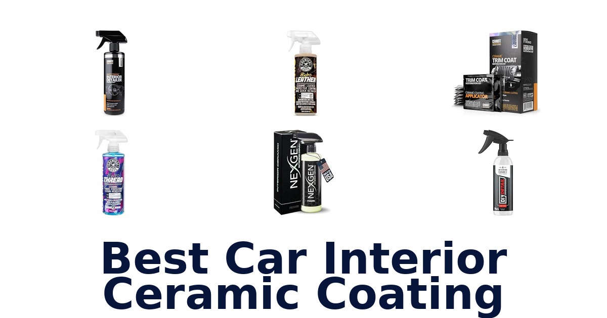 Best Car Interior Ceramic Coating