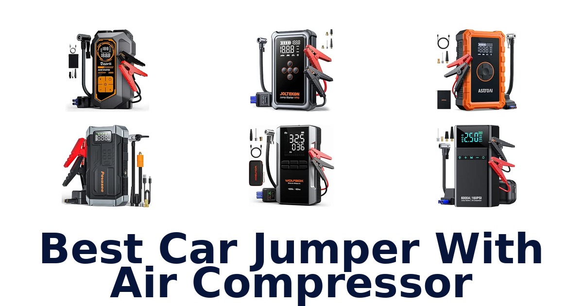 Best Car Jumper With Air Compressor