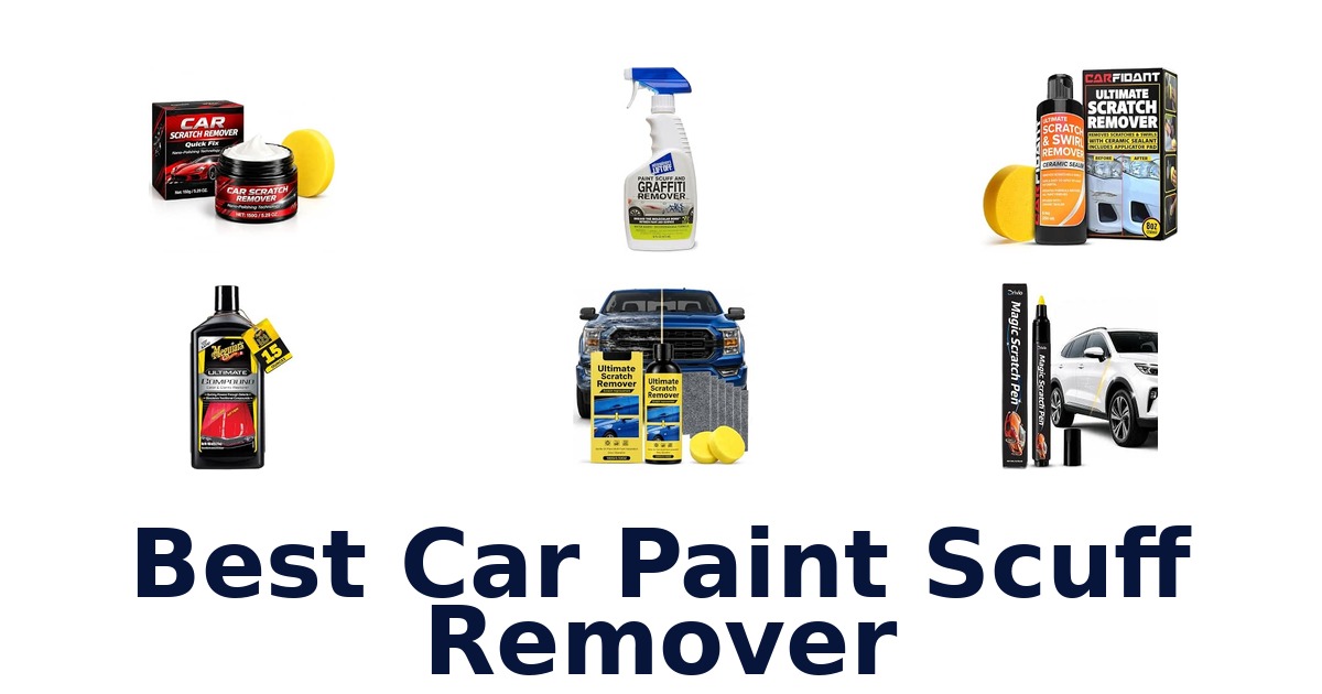 Best Car Paint Scuff Remover