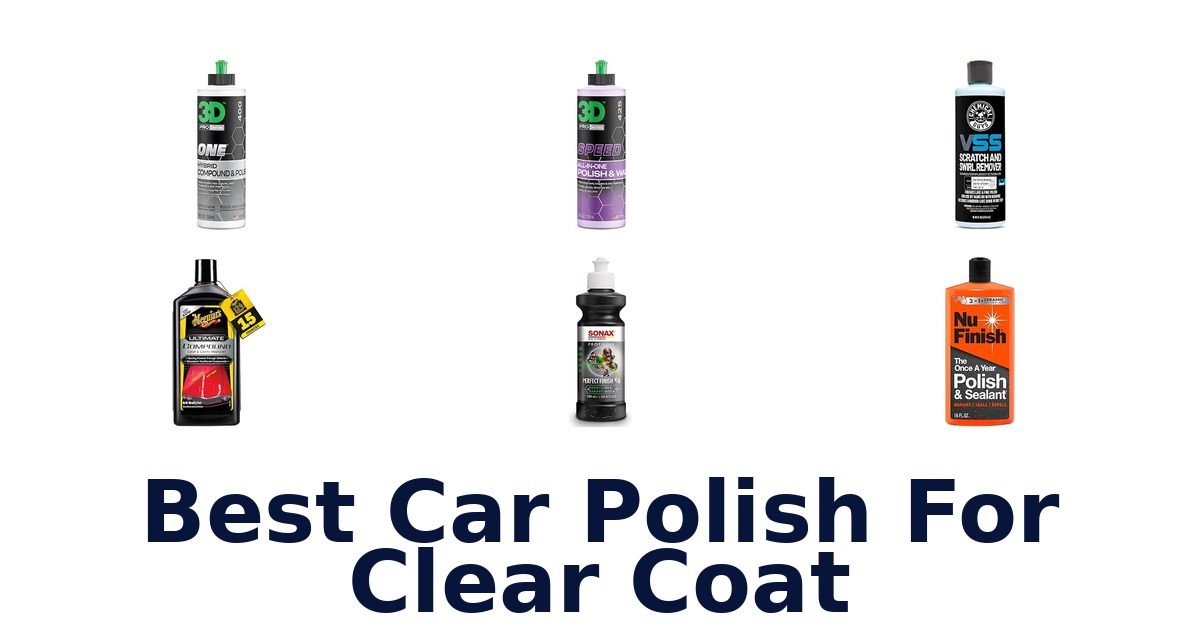 Best Car Polish For Clear Coat