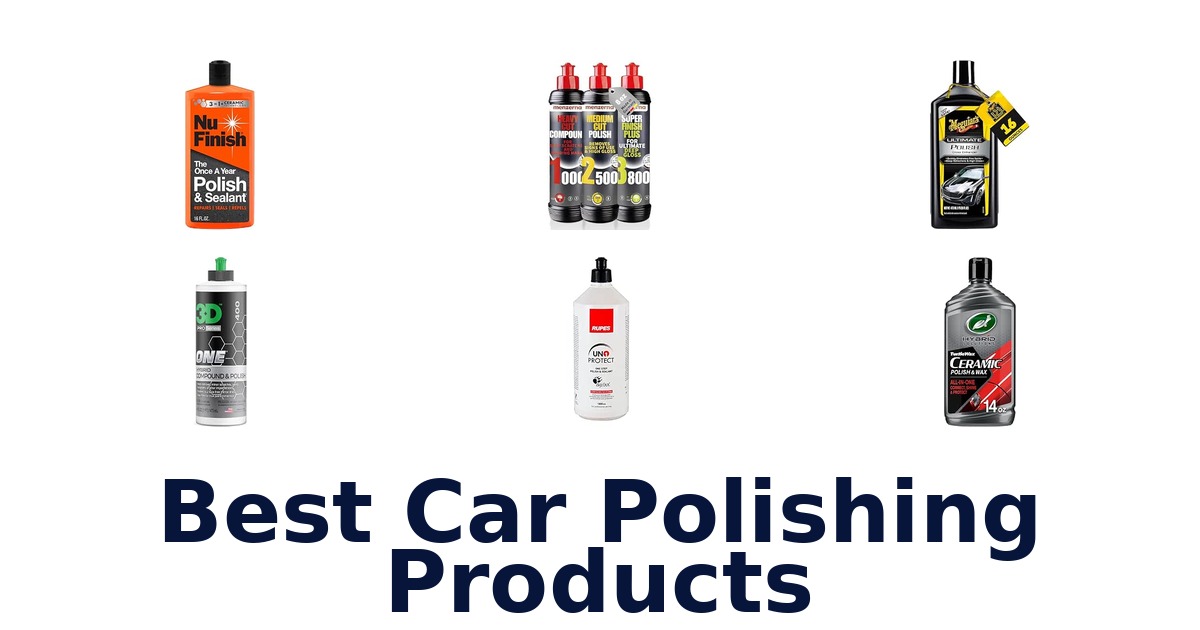 Best Car Polishing Products