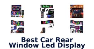 Best Car Rear Window Led Display