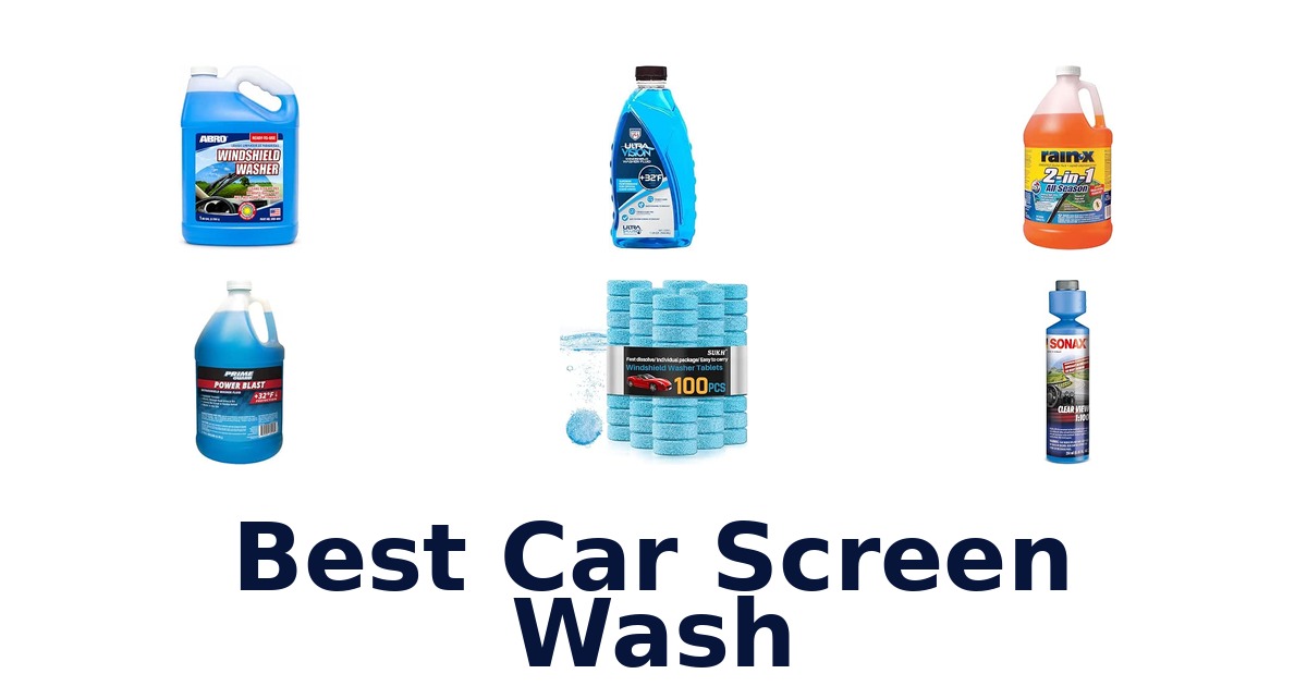 Best Car Screen Wash