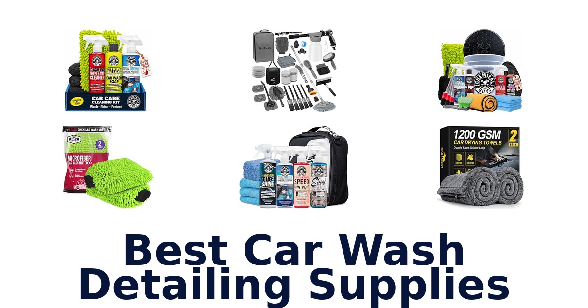 Best Car Wash Detailing Supplies