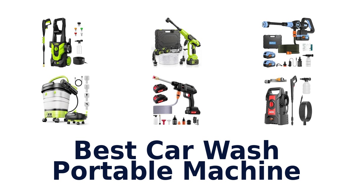 Best Car Wash Portable Machine