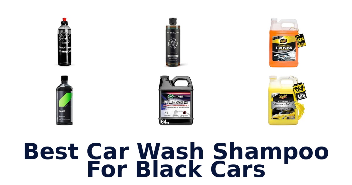 Best Car Wash Shampoo For Black Cars