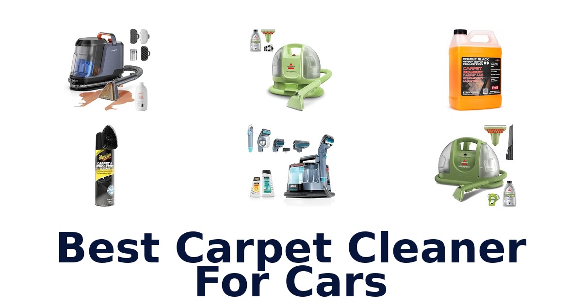 Best Carpet Cleaner For Cars