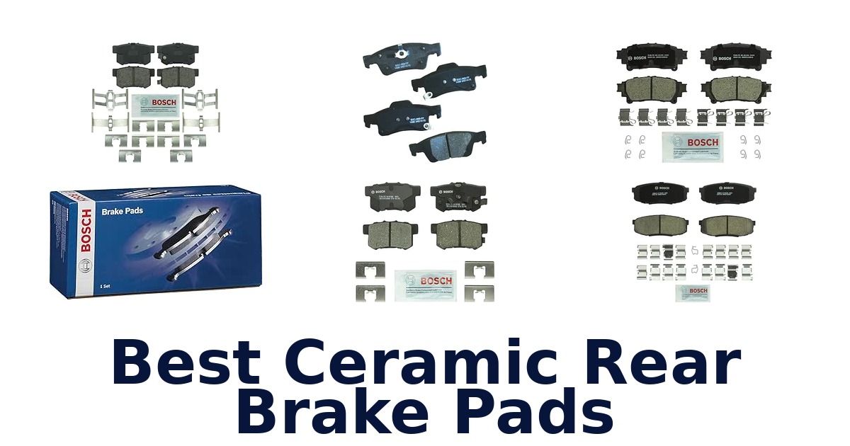 Best Ceramic Rear Brake Pads