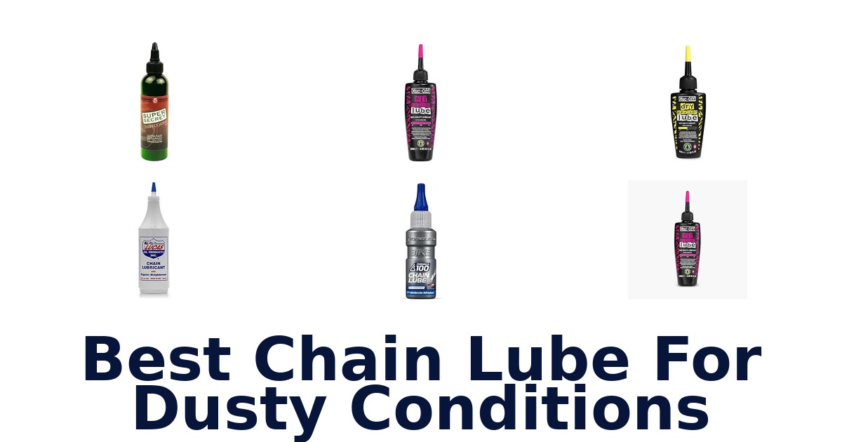 Best Chain Lube For Dusty Conditions