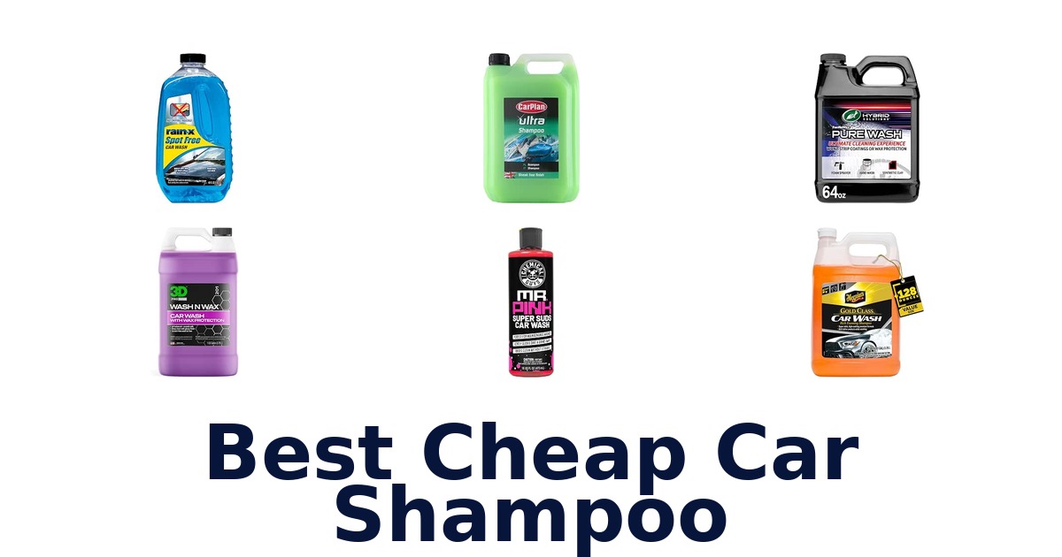 Best Cheap Car Shampoo