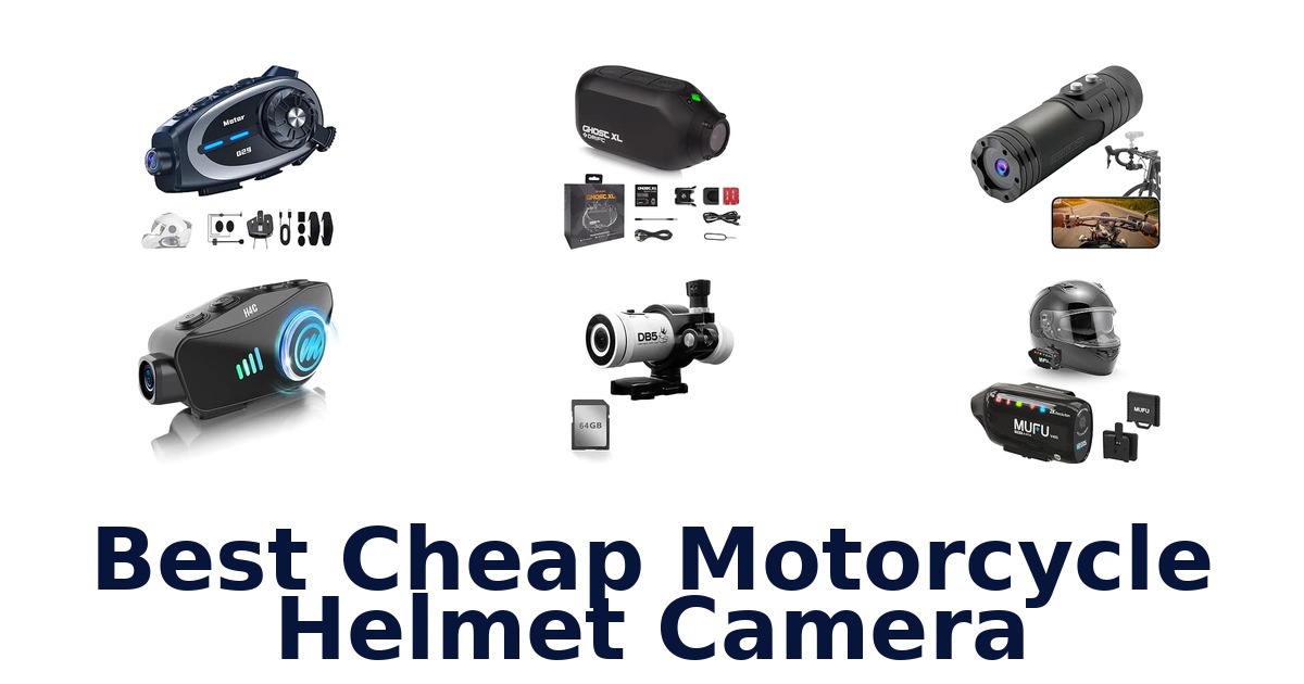 Best Cheap Motorcycle Helmet Camera