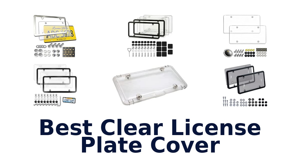 Best Clear License Plate Cover