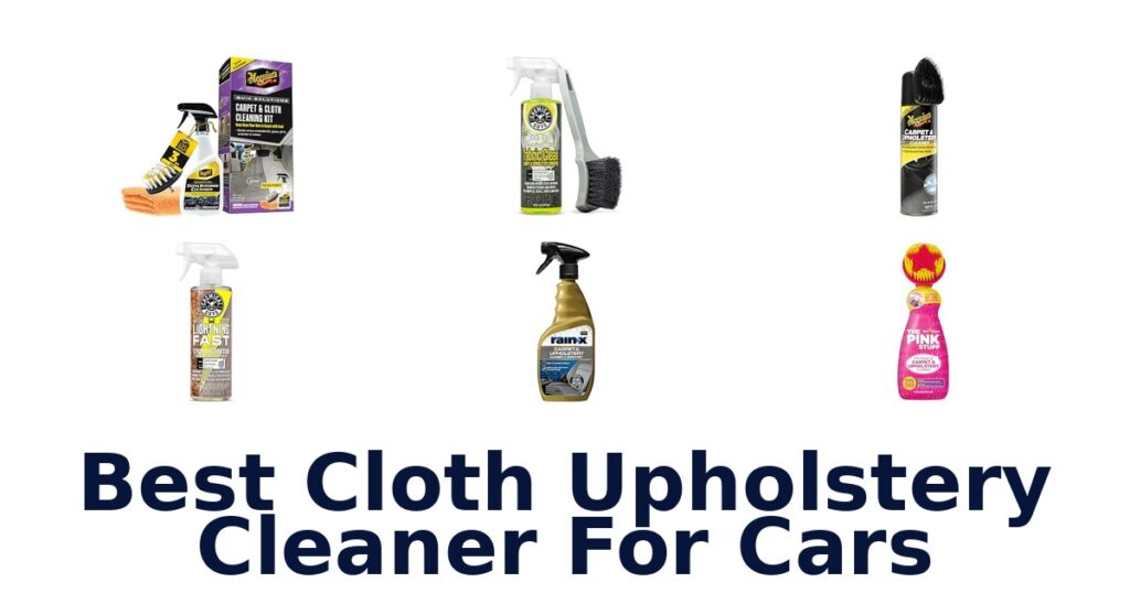 Best Cloth Upholstery Cleaner For Cars