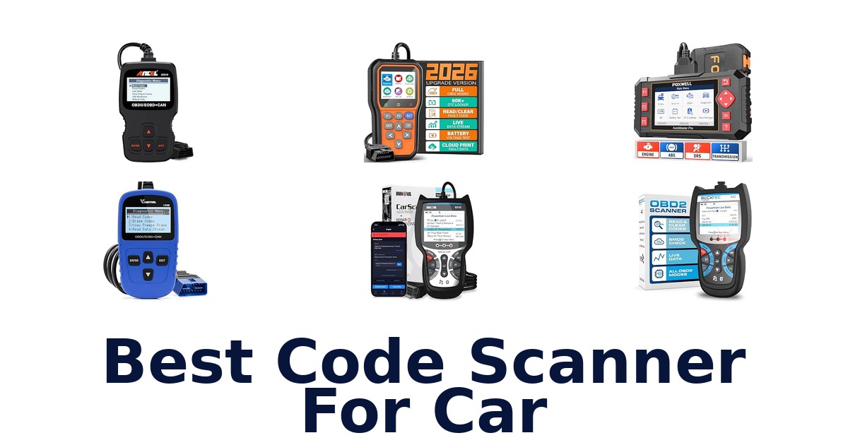 Best Code Scanner For Car
