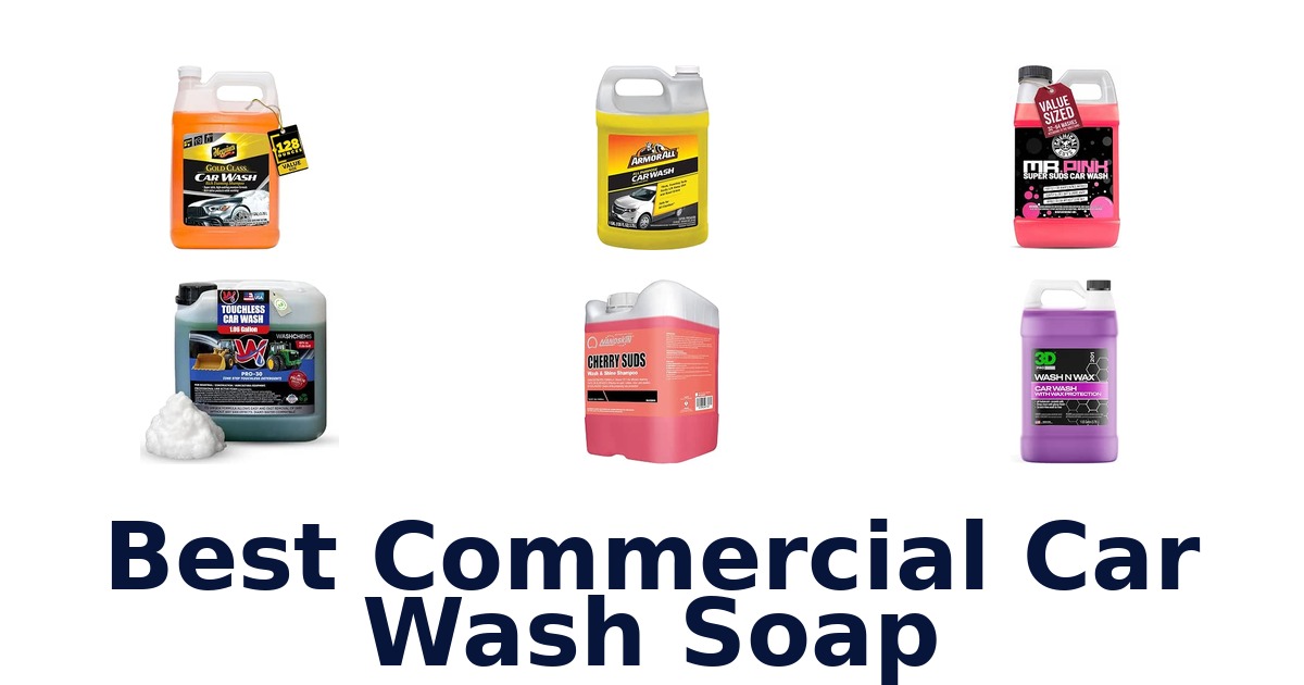Best Commercial Car Wash Soap