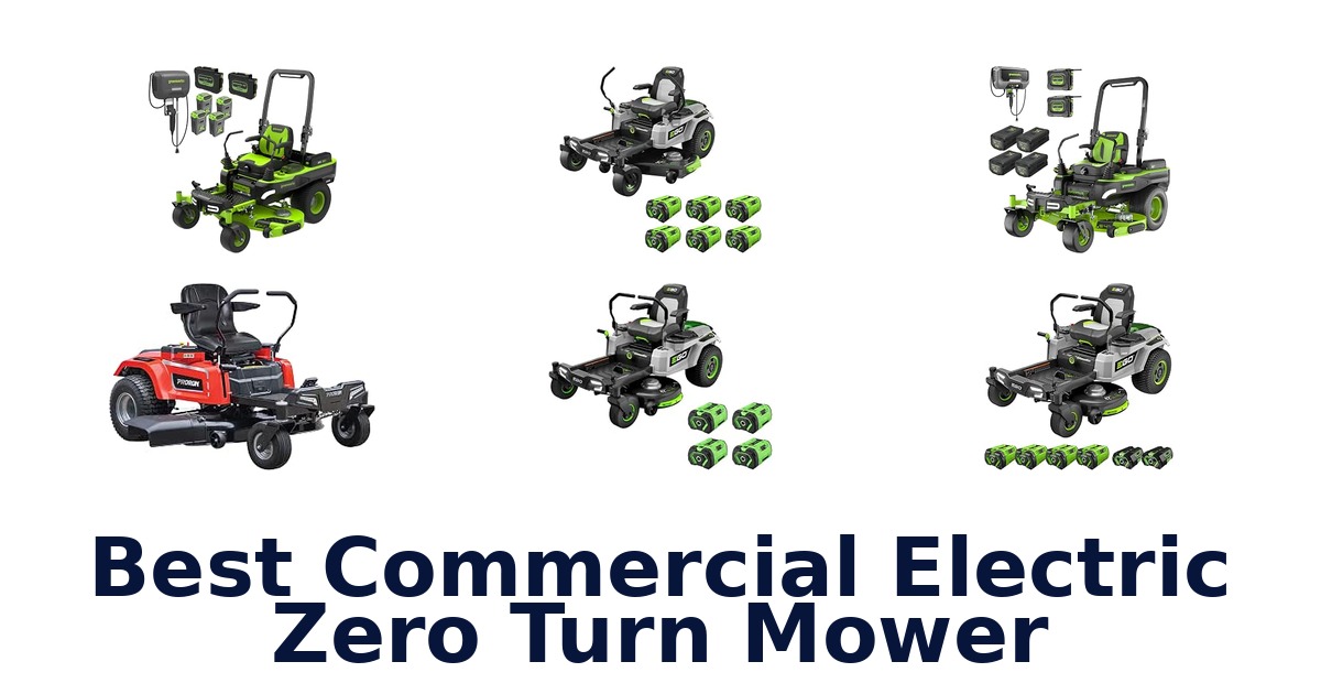 Best Commercial Electric Zero Turn Mower