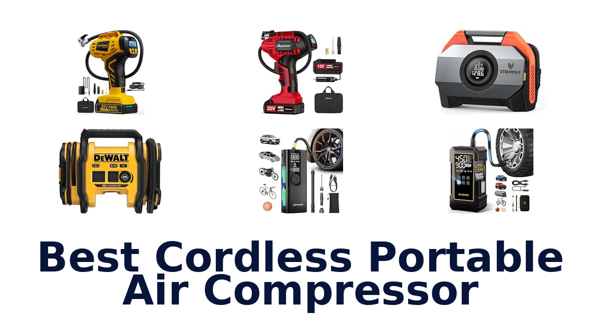 Best Cordless Portable Air Compressor
