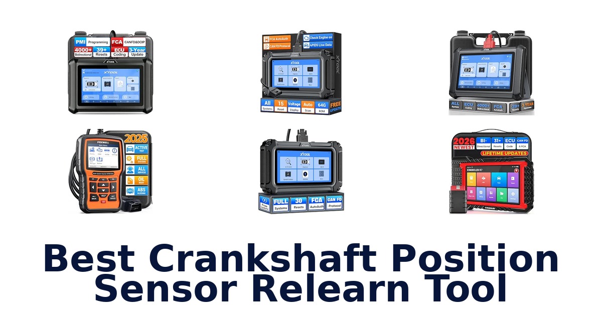 Best Crankshaft Position Sensor Relearn Tool