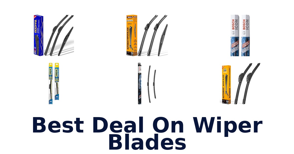 Best Deal On Wiper Blades