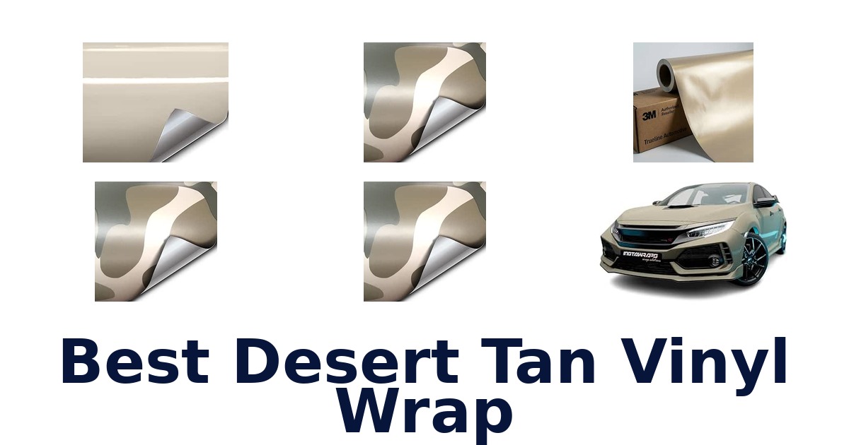 Best Desert Tan Vinyl Wrap