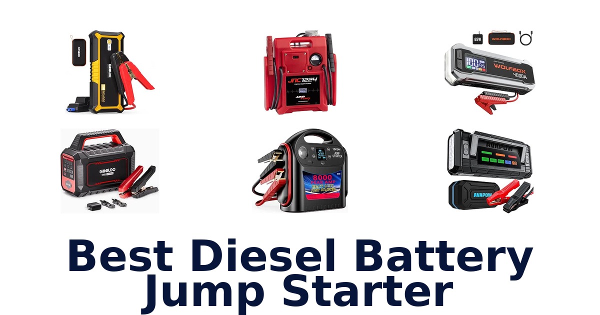 Best Diesel Battery Jump Starter