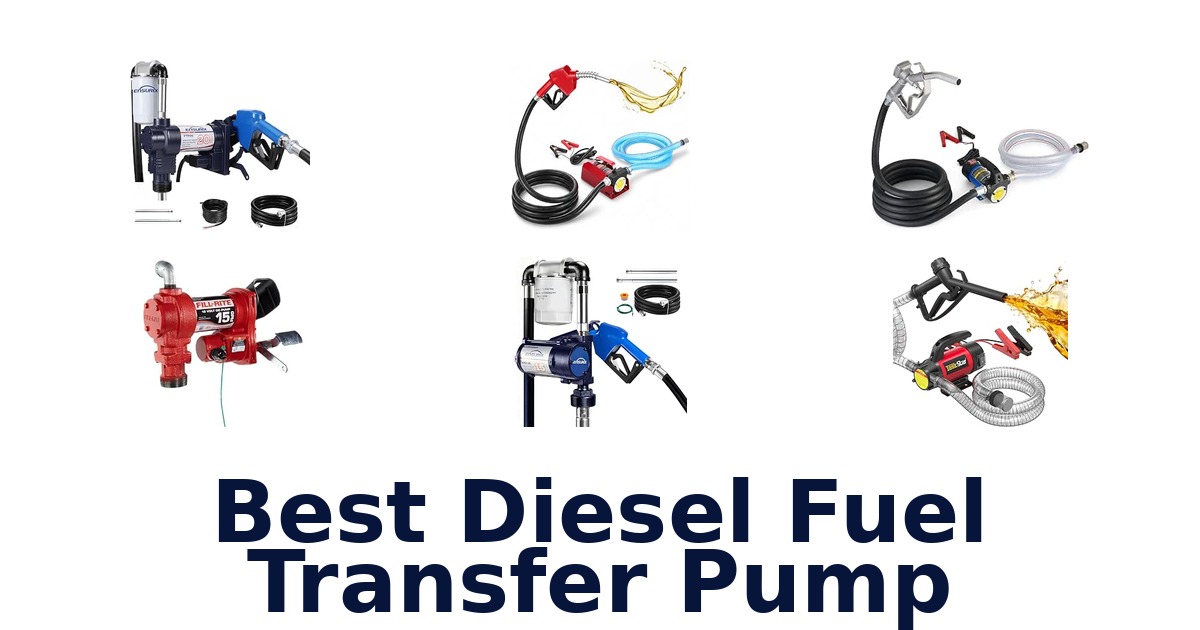 Best Diesel Fuel Transfer Pump